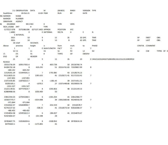 Baseline Processing