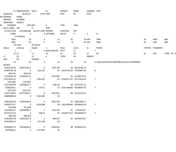 Baseline Processing